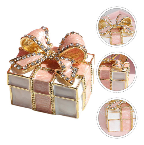 Joyas, Cajas De Regalo, Joyero Con Lazo, Para Bodas