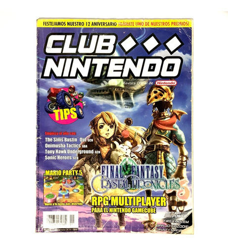 Revista Club Nintendo Año 13 #1 Número Enero 2004 Cn