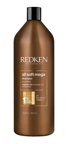 Redken All Soft Mega Shampoo Litro Full