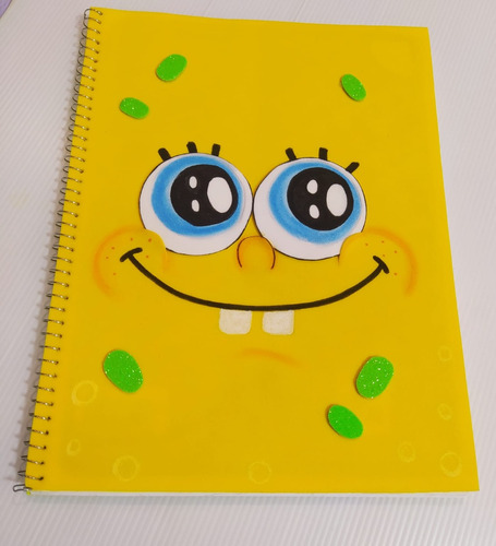 Cuaderno Decorado Fomi Bob Esponja Es Profesional Rayas 90 H