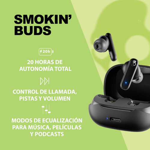 Audífono Inalambrico Skullcandy Smokin' Buds
