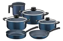 Comprar Tramontina Juego De Ollas Max 9 Piezas Azul Azul