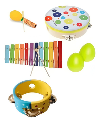 Set De Instrumentos Musical Educación Básica