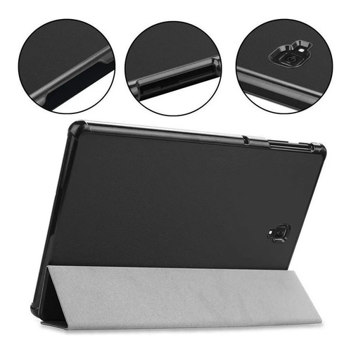 Flip Case Magnetica De Cuero Para Samsung Tab A 10.5 Sm-t590