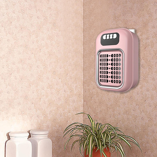 Calentador De Espacio Con Toma De Pared Calentador Rosa