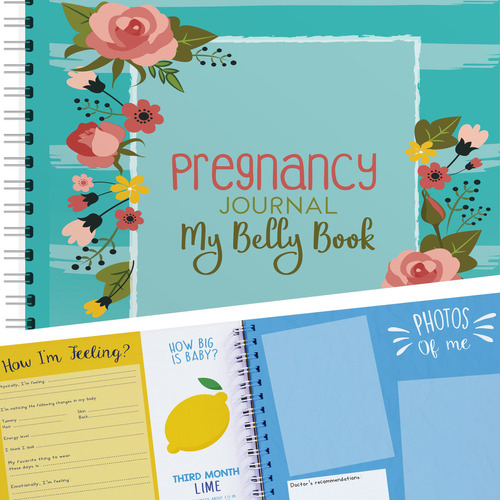 My Belly Book - Libro De Recuerdos De Embarazo Con Calcomaní