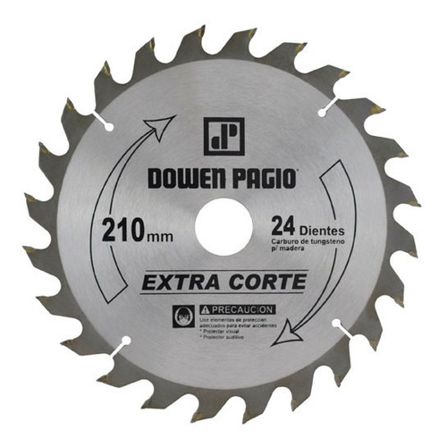 Disco Para Sierra Circular Dowen Pagio 210x3.2x30mm 24dient