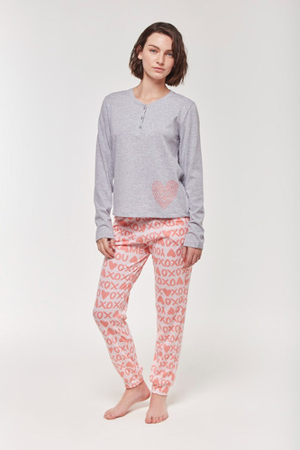 Pijama Invierno Promesse Modelo Xoxo Art 10114