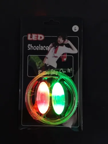 Cordones Luminosos Cotillon Led Colores Ajustable 4 Pares