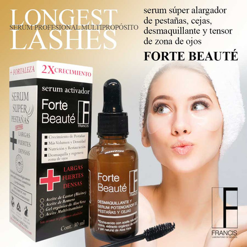 Serum Super Potencia A Pestañas Y Cejas Forte Beauté