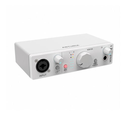 Placa Interfaz De Audio Usb 24 Bits Arturia Minifuse 1 White Color Blanco