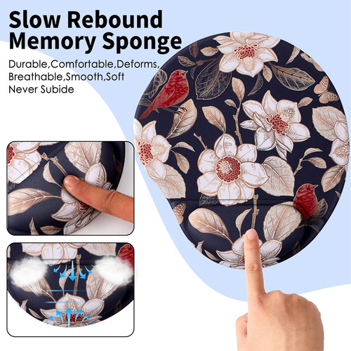 Mouse Pad Hodyxin Ergonómico Con Soporte De Muñeca