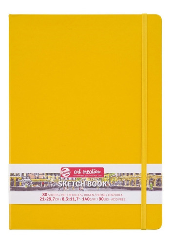 Cuaderno Sketch Art Creation Amarillo 140 Gr 21x29,7 Cm 80h 