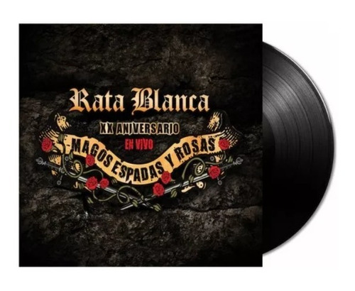 Rata Blanca Magos Espadas Y Rosas En Vivo Aniv Lp Son