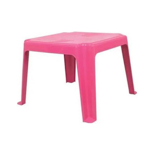 Mesa De Plastico Decorada Infantil Antares Rosa Kit 08