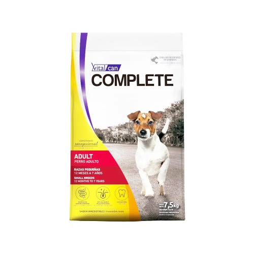 Vital Can Complete Perro Adulto Raza Pequeña X 7,5 Kg.