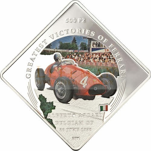 6031 Palau $1 2011 Ø35x35mm Grandes Vitórias Da Ferrari