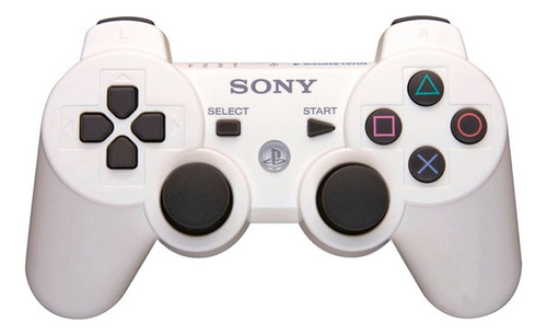 Joystick Inalámbrico Sony Playstation Dualshock 3 Blanco Blanco