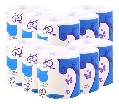 20 Unids De Papel Higiénico 3 Capa -dix*10 Cm