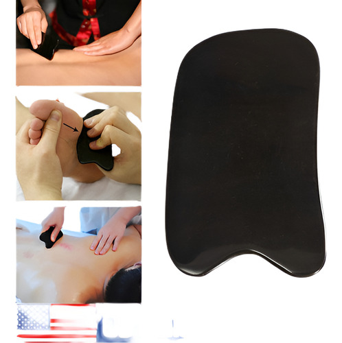 Tablero Natural De Gua Sha Black Buffalo Horn Guasha Healthy