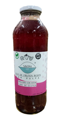 Jugo De Frutos Rojos Con Stevia Savona Fit X 500cc