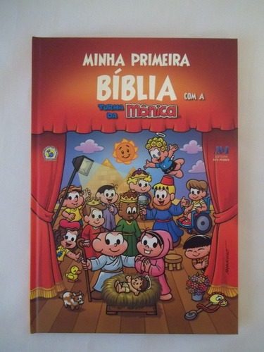 Minha Primeira Bíblia Com A Turma Da Mônica Pequena Infantil