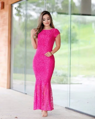Vestido hotsell metade renda