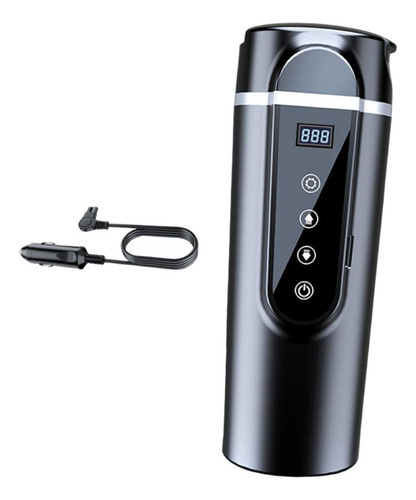Chaleira De Carro 12v/24v, Aquecedor Preto Em Tela Pequena