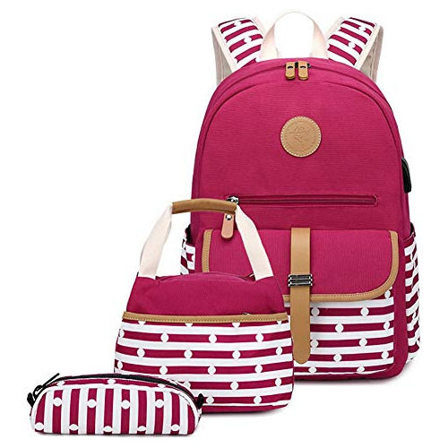 Bolso Escolar Para Niñas Mochilas Con Bolsa De Xg6la