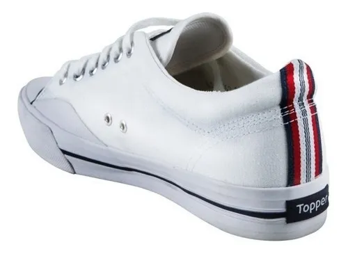 Zapatillas Topper Profesional Lona Color Blanco