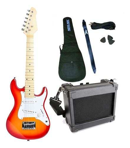Combo Guitarra Electrica Niño + Amplificador + Accesorios