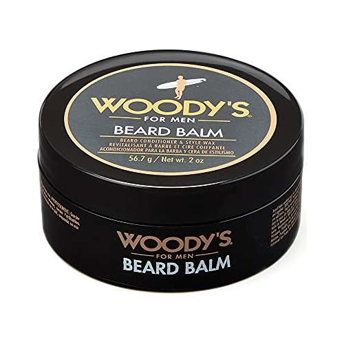 Bálsamo Para Barba 2 En 1 De Woody's Para Hombre, Acondicion