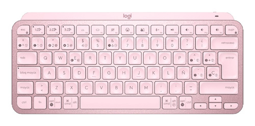 Teclado Inalambrico Logitech Mx Keys Mini Rose Fact A-b