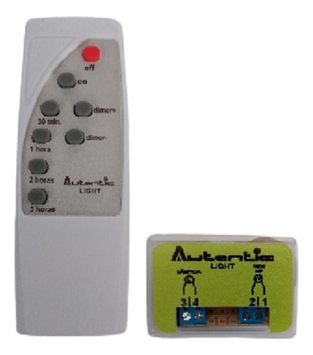 Controle Remoto De Luz + Dimmer + Timer Para Luminarias 