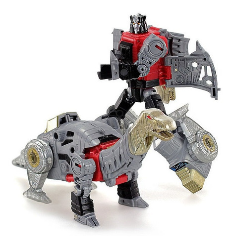 Set 5 Transformers Dinobots - Black Mamba Pvc + Adhesivos