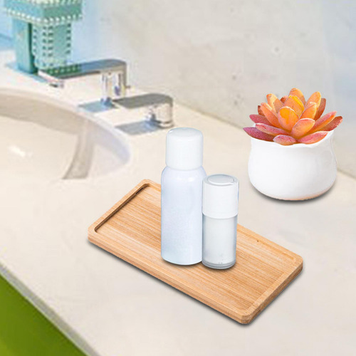 3 Bandejas De Baño De Madera Para Tocador, Bandejas