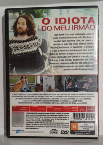 Dvd O Idiota Do Meu Irmão - Paul Rudd - Original (Usado)