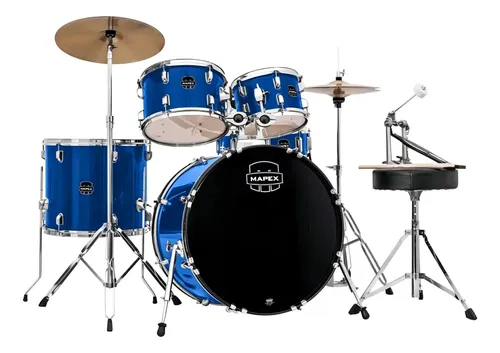 Bateria Mapex Comet CM5044FT 5 20'' Indigo Blue Álamo