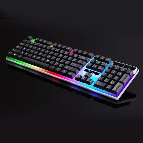 Teclado Gamer Barato G21 De Membrana Con Luces