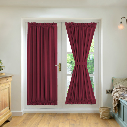 Cortina Para Puertas Corredizas De Cocina, 25 Pulgadas, Barr