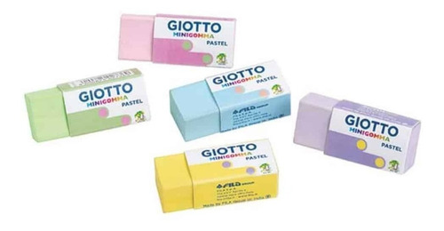 Set Goma Giotto Pasteles Mini / 5 Unidades