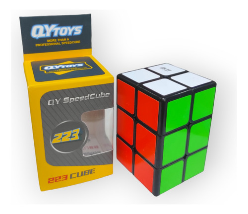 Cubo Rubik 2x2x3 Qiyi Sticker Fondo Negro Speedcube 