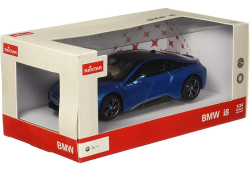 Vehículo A Escala 1:24 Bmw I8 Die Cast Metal Abre Puertas