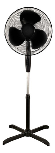 Ventilador de pé Neptuno YF-40S preto com 3 pás, 40 cm de diâmetro 220 V