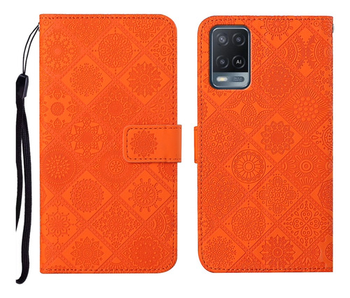 Funda De Piel De Estilo Étnico Para Oppo A54