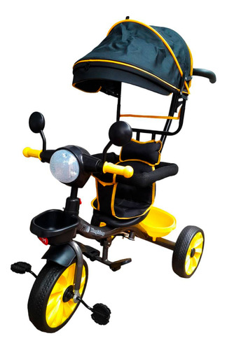 Triciclo Babymovil Tzt60 Con Luz Amarillo
