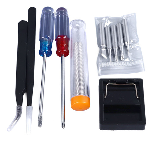 Kit De Soldador Soldador Ajustable De Temperatura De 110v