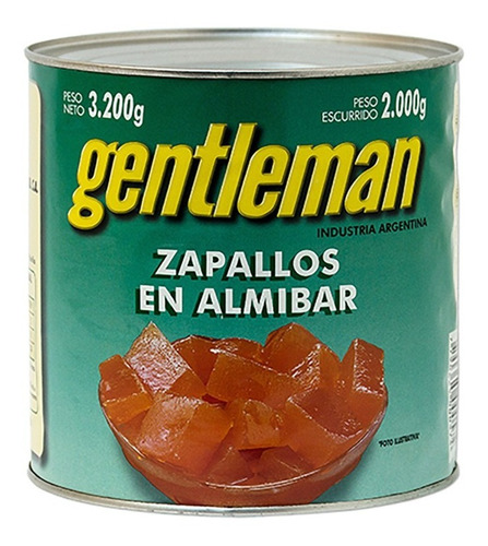 Zapallo En Almibar Gentleman ( 3.2 Kg )