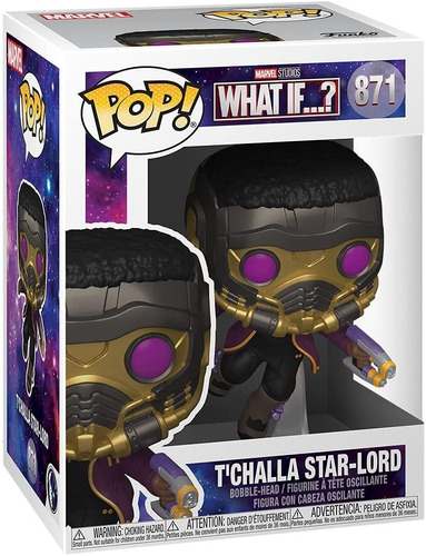 Funko Pop! T´challa Star-lord No 871 (what If)