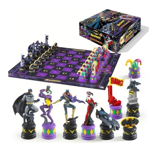 Ajedrez De Colección Batman Vs Joker The Noble Collection